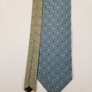 Tommy Hilfiger 2 tone 100% silk tie